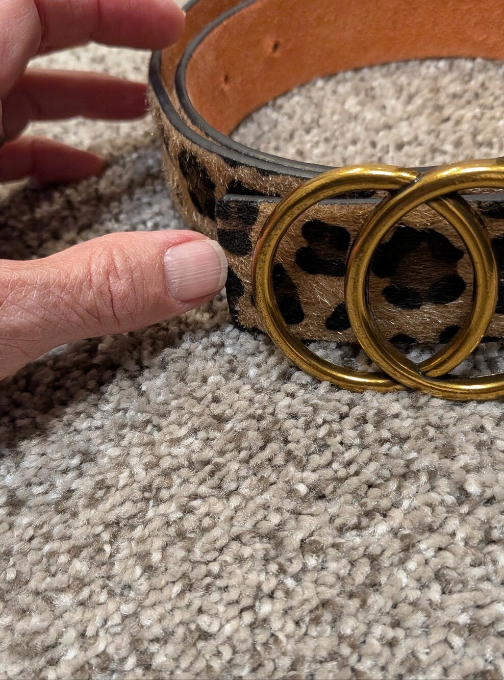 Leopard Print Belt, From Amazon.